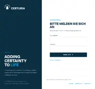 Kleine Seitenvorschau von portal.certuria.de