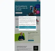 Kleine Seitenvorschau von barclaycard.de