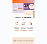 Kleine Seitenvorschau von career.eyesandmore.de