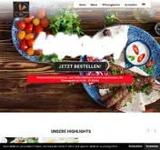 Kleine Seitenvorschau von pizzeria-toms.de