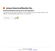 Kleine Seitenvorschau von hasznaltauto.hu
