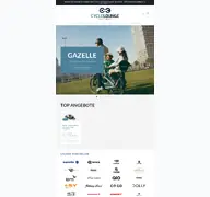 Kleine Seitenvorschau von cycle-lounge.de