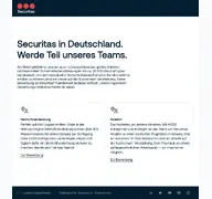 Kleine Seitenvorschau von job.securitas.de