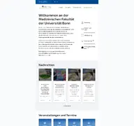 Kleine Seitenvorschau von medfak.uni-bonn.de