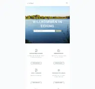Kleine Seitenvorschau von eching.de