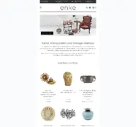 Kleine Seitenvorschau von enke-antik.de
