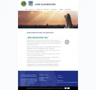 Kleine Seitenvorschau von lionsclubmuenchen.de