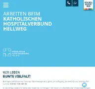 Kleine Seitenvorschau von jobs.hospitalverbund.de
