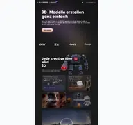 Kleine Seitenvorschau von hyper3d.ai