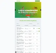 Kleine Seitenvorschau von jobs.linimed.de