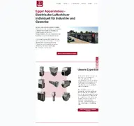 Kleine Seitenvorschau von egger-apparatebau.de