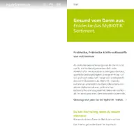 Kleine Seitenvorschau von nutrimmun.de