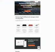 Kleine Seitenvorschau von dachbleche24-shop.de