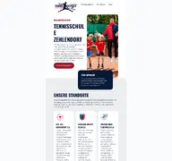 Kleine Seitenvorschau von tennisschule-zehlendorf.de