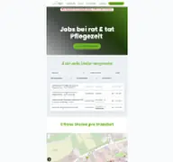Kleine Seitenvorschau von jobs.rat-und-tat-pflegezeit.de