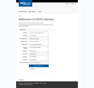 Kleine Seitenvorschau von jobs.rwth-aachen.de