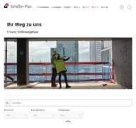 Kleine Seitenvorschau von jobs.schuessler-plan.de