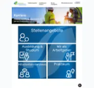 Kleine Seitenvorschau von jobs.stadtwerke-sw.de