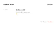 Kleine Seitenvorschau von christianmichel.ch