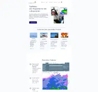 Kleine Seitenvorschau von topmeteo.eu