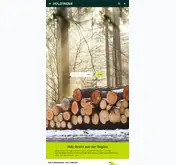 Kleine Seitenvorschau von holzfinder.de