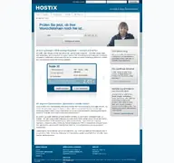 Kleine Seitenvorschau von hostix.de
