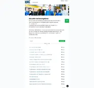 Kleine Seitenvorschau von jobs.vacuumschmelze.de