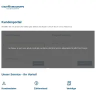 Kleine Seitenvorschau von kundenportal.swd-del.de