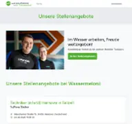 Kleine Seitenvorschau von jobs.wassermeloni.de