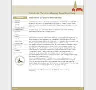 Kleine Seitenvorschau von johannes-bosco-magdeburg.de