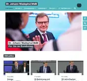 Kleine Seitenvorschau von johann-wadephul.de