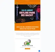 Kleine Seitenvorschau von skylinepark.de