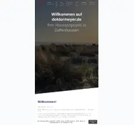 Kleine Seitenvorschau von doktormeyer.de
