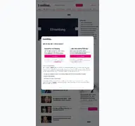 Kleine Seitenvorschau von t-online.de