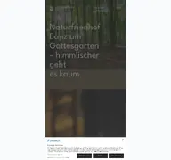 Kleine Seitenvorschau von naturfriedhof-banz.de