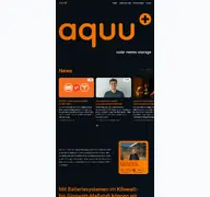 Kleine Seitenvorschau von aquu.de
