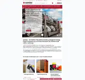 Kleine Seitenvorschau von sandax.de