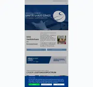 Kleine Seitenvorschau von sanitaetshaus-gaeher.de
