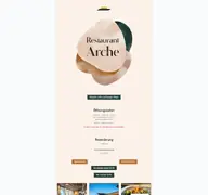 Kleine Seitenvorschau von arche-restaurant.de