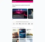 Kleine Seitenvorschau von t-systems.at