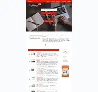 Kleine Seitenvorschau von topblogs.de