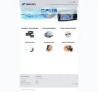 Kleine Seitenvorschau von topcon-electronics.de