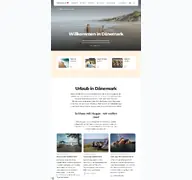 Kleine Seitenvorschau von visitdenmark.de
