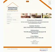Kleine Seitenvorschau von frauenhaus-duesseldorf.de