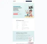 Kleine Seitenvorschau von zahnarztpraxis-kinderlieb.de
