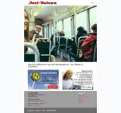 Kleine Seitenvorschau von jozi-reisen.de