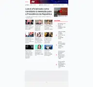 Kleine Seitenvorschau von jovempan.com.br