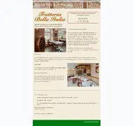 Kleine Seitenvorschau von trattoria-bellaitalia.de