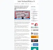 Kleine Seitenvorschau von judoverbandpfalz.de
