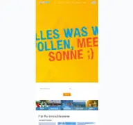 Kleine Seitenvorschau von juenger-reisen.de
